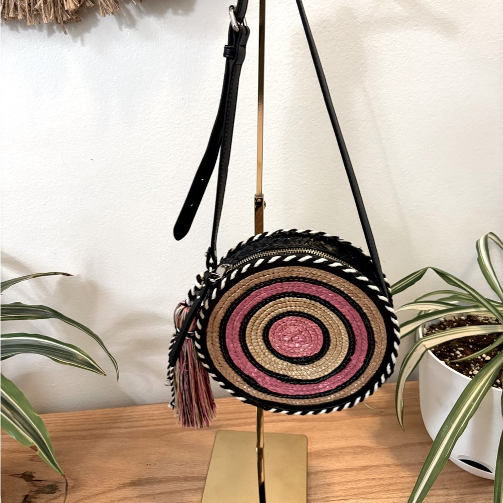 Rebecca Minkoff woven crossbody purse